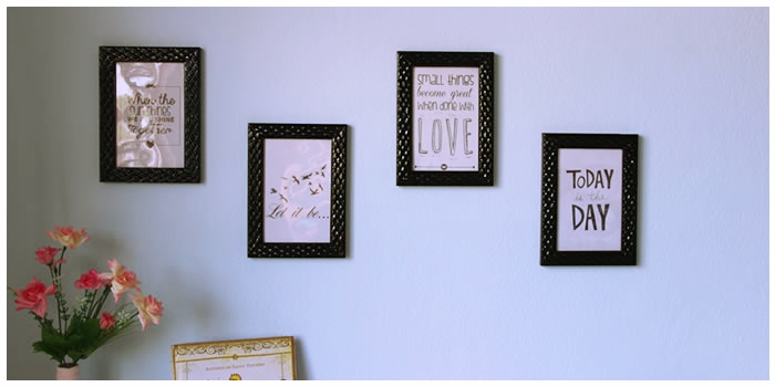 DIY: faça lindos quadros para decorar sua casa